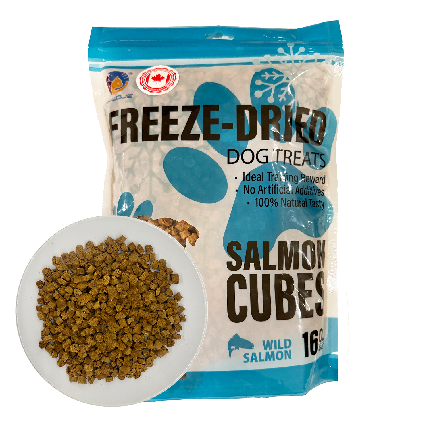 Mylove Freeze-Dried Salmon Bites for Dogs and Cats